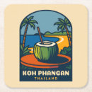Search for vintage travel coasters Tropical
