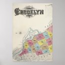 Search for vintage map of brooklyn posters Antique