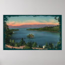 Search for vintage lake tahoe posters Emerald bay