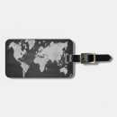 Search for world map luggage tags Geography
