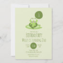 Search for frog birthday invitations Pastel