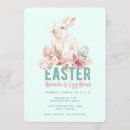Search for coloured eggs invitations Watercolor