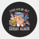 Search for funny drinking stickers Fix america again