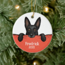 Search for black german shepherd christmas tree decorations Pets