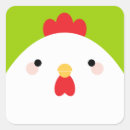 Search for white chicken stickers Cartoon