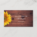 Search for countries business cards Sunflower