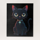 Search for black cats puzzles Spooky