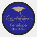 Search for blue graduation stickers Congratulations