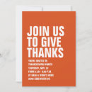 Search for modern thanksgiving invitations Give thanks