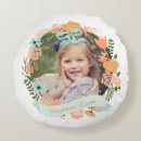 Search for floral wreath cushions Baby girl