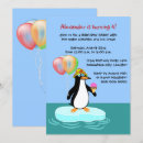 Search for fun penguins invitations Party