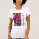 Search for peace sign tshirts pink
