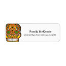 Search for day of the dead return address labels Colourful