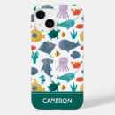 Search for cute ocean animals iphone cases Watercolor
