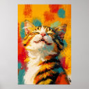 Search for cat paintings posters Abstract
