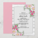 Search for rustic wood birthday invitations Flowers
