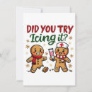 Search for humourous christmas invitations Gingerbread man