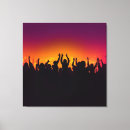 Search for crowd canvas prints People