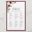 Search for burgundy floral bridal shower games Botanical