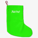 Search for neon christmas stockings Green