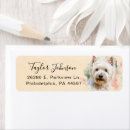 Search for west highland terrier return address labels Cute