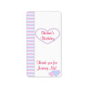 Search for candy hearts return address labels Pink