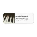 Search for piano return address labels Keyboard