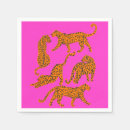 Search for cheetah napkins Exotic