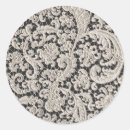 Search for intricate patterns stickers Black and white