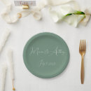 Search for sage green paper plates Boho