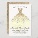 Search for yellow dress invitations Gold