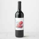Search for octopus wine labels Funny