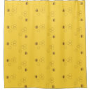 Search for honeycomb pattern shower curtains Bumblebee
