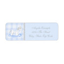 Search for rocking horse return address labels Blue