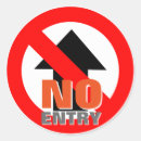 Search for entry stickers Warning