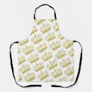 Search for royal crown aprons Gold