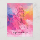 Search for african american black art postcards Woman