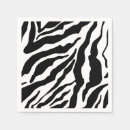 Search for zebra stripe napkins Black and white