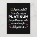 Search for emerald anniversary cards Couple