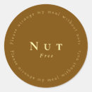 Search for nut free stickers Peanuts