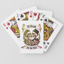 Search for halloween playing cards skeleton