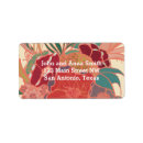 Search for tropical wedding return address labels Rustic