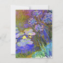 Search for agapanthus postcards Claude monet