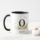 Search for gold monogram mugs Abstract