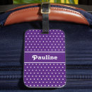 Search for purple luggage tags Classic
