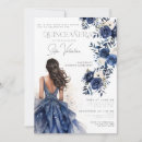 Search for royal blue and gold quince invitations Roses