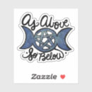 Search for as above so below stickers Pagan