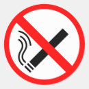 Search for smoking sign stickers Health