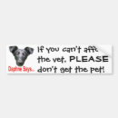 Search for vet bumper stickers Pet