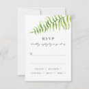 Search for ferns rsvp cards Watercolor
